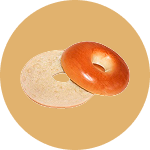 Plain Bagel at Qargo Coffee