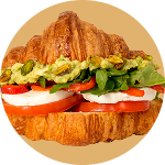 Caprese Al Croissant at Qargo Coffee