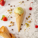 Pistachio Gelato at Qargo Coffee