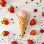 Strawberry Gelato at Qargo Coffee