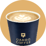 Caffè Latte at Qargo Coffee