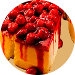 Cheesecake Alle Fragole (Strawberry Cheesecake) at Qargo Coffee