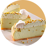 Pistachio Cheesecake at Qargo Coffee