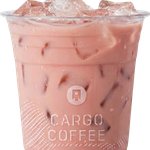 Iced Danish Rhubarb & Rose Milky Oolong Tea at Qargo Coffee